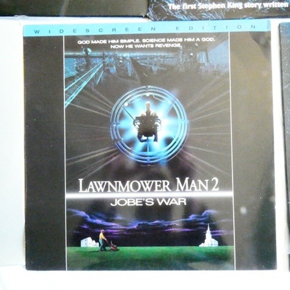 Stephen King Laserdisc Lot Of 5 Dark Half Sleepwalkers Misery Lawnmower Man 1 & - Picture 5 of 11